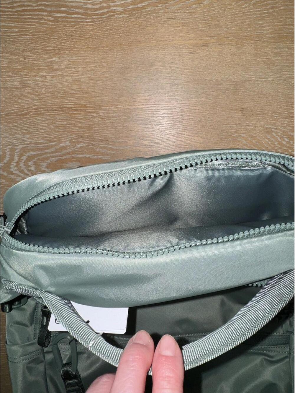 Lululemon New Crew Backpack 22L Laptop Pocket Grey Eucalyptus NWT - Picture 7 of 8